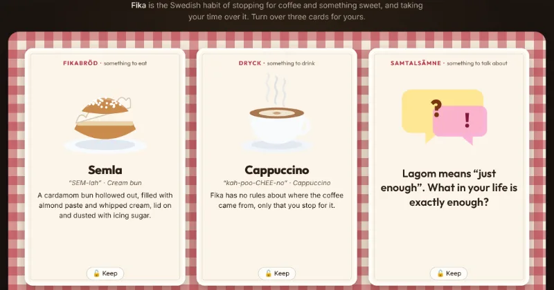 A semla, a cappuccino and a question about lagom.